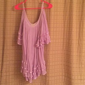 Jen's Pirate Booty open-shoulder ruffle top